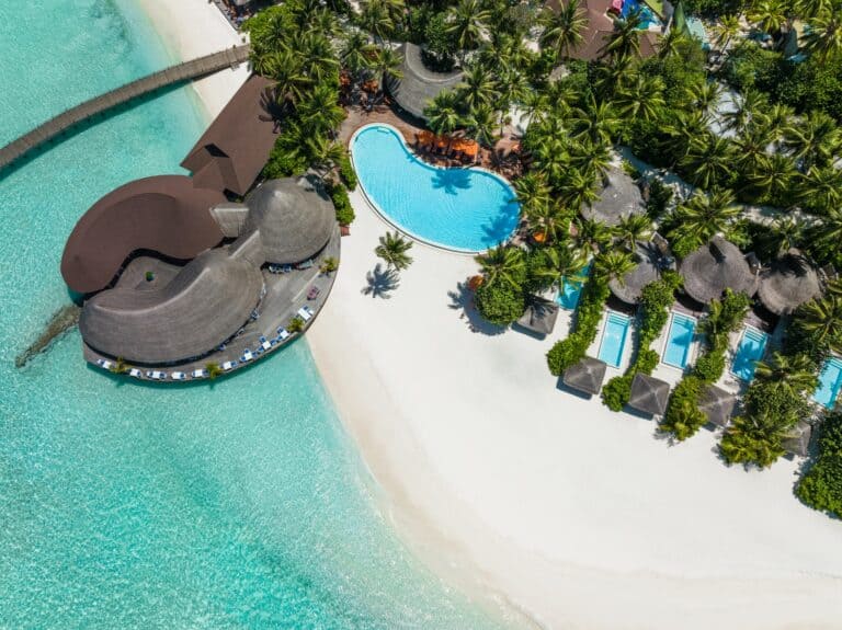 Sun Siyam Vilu Reef Aerial